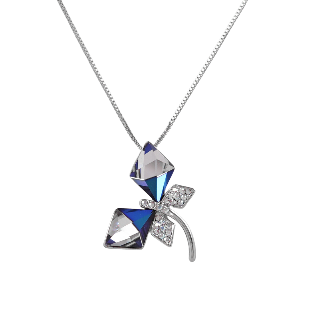 Swarovski crystal hot sale butterfly necklace