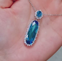 The Elegant Aquamarine Crystal Necklace