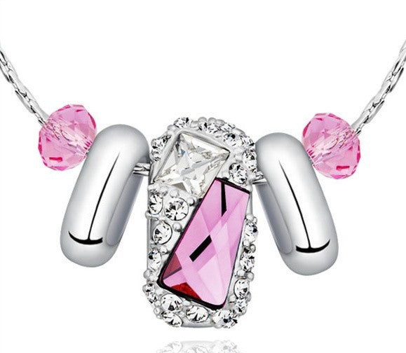 The rose crystals collier - CDE Jewelry Egypt