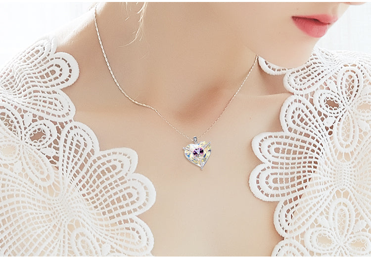 The heart in heart necklace - CDE Jewelry Egypt