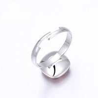 Free Size Platinum Plated Ring With Colorful Swarovski Crystal