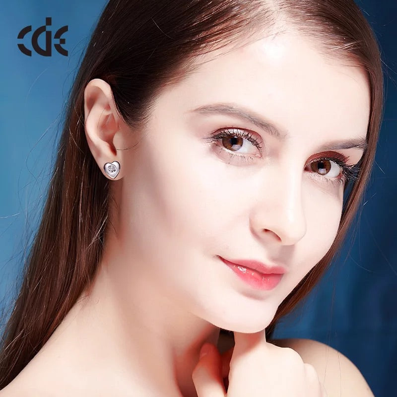Sterling silver cute tiny hearts earring - CDE Jewelry Egypt