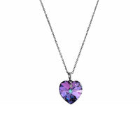 The pure Swarovski crystal heart necklace