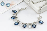 The hanging sapphire crystals collier - CDE Jewelry Egypt