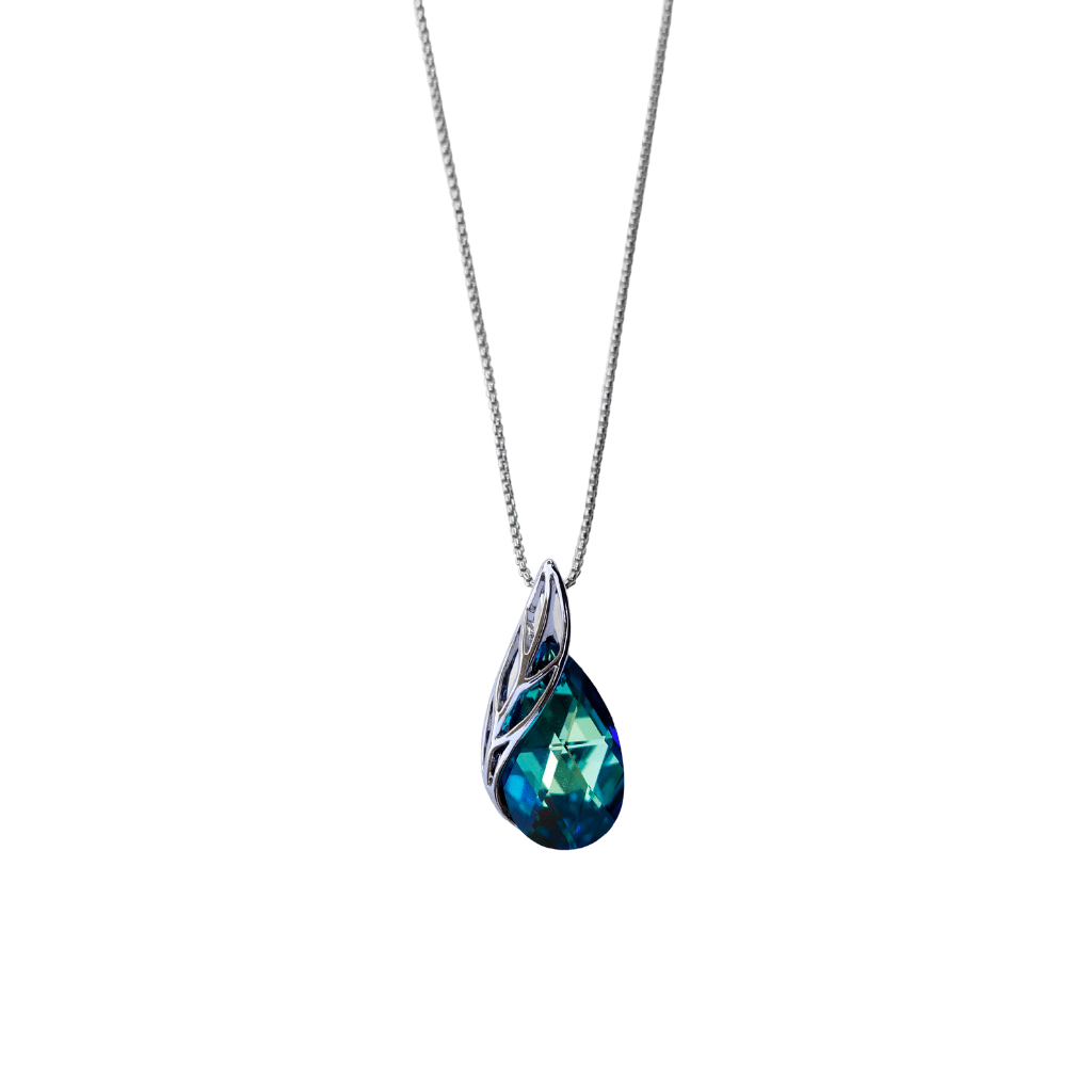 Sapphire necklace swarovski deals