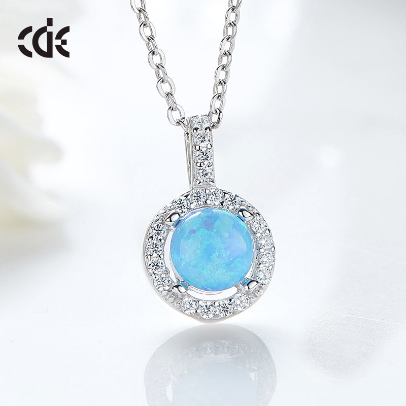 S925sterling silver synthetic gemstone exquisite - CDE Jewelry Egypt