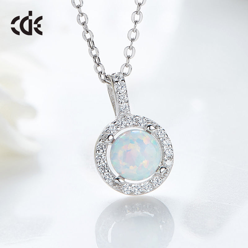 S925sterling silver synthetic gemstone exquisite - CDE Jewelry Egypt