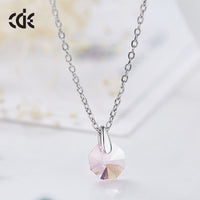 Sterling silver cute little swarovski crystal necklace - CDE Jewelry Egypt