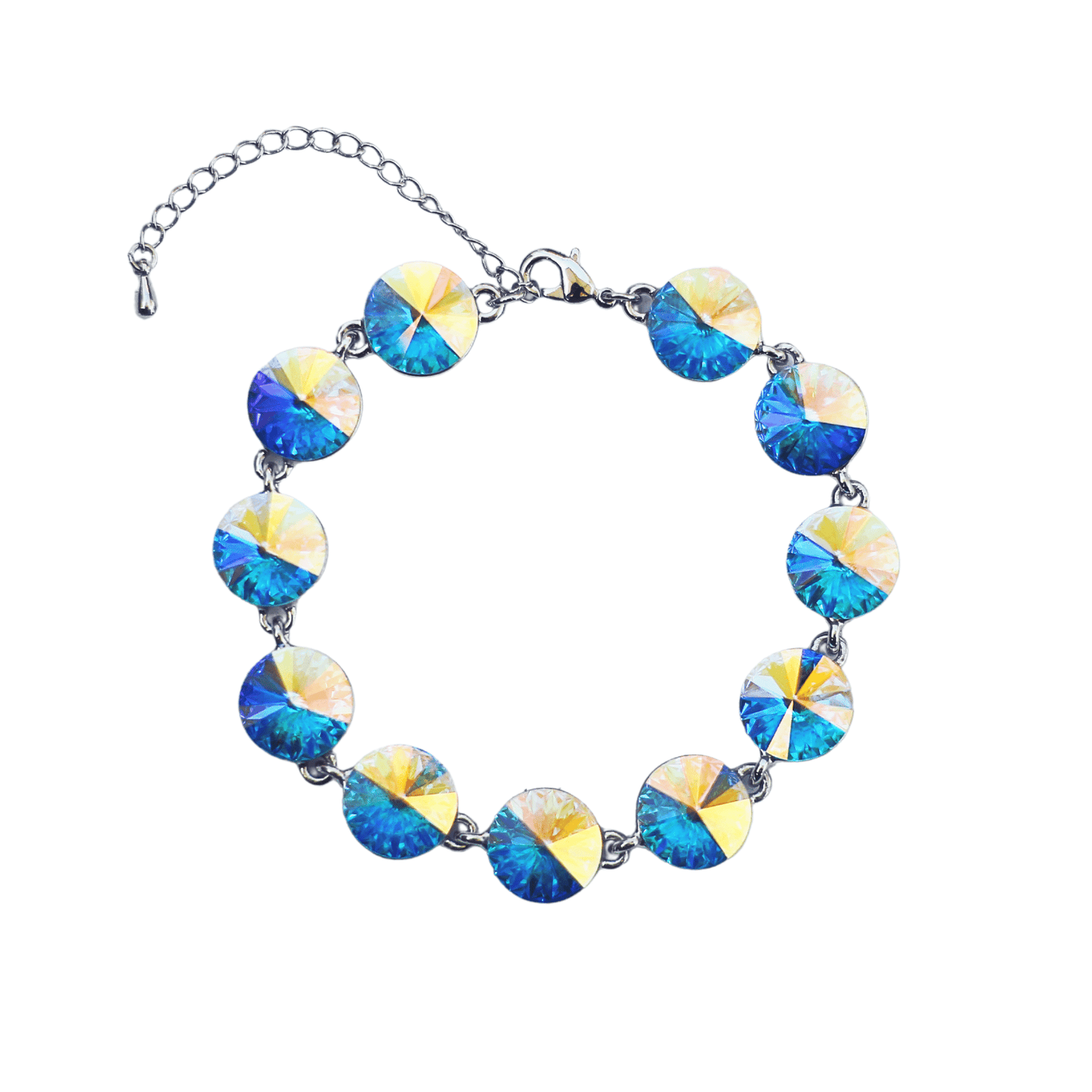 Fancy Swarovski Crystal Multicolor Bracelet