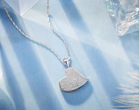 Sterling silver sleepy heart necklace - CDE Jewelry Egypt