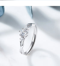 Sterling silver cute princess twin ring - CDE Jewelry Egypt