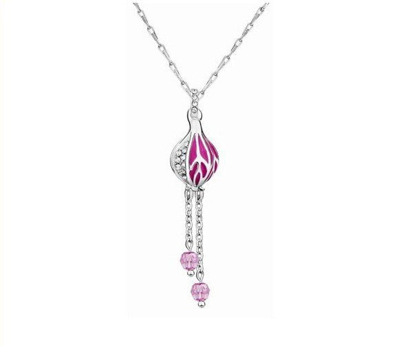 The cute pink fig necklace - CDE Jewelry Egypt