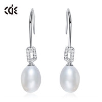 Sterling silver elegant dangling pearl earring - CDE Jewelry Egypt