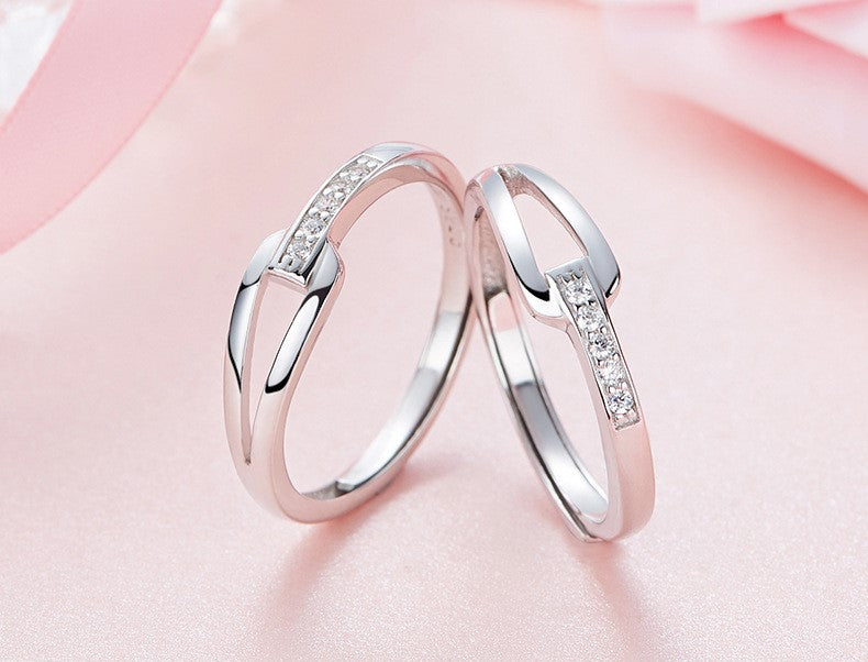 Buy CELOVIS CELOVIS - Arwen Ring Paired with Diamante Ring Jewellery Set in  Silver Online | ZALORA Malaysia