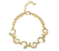 The cute golden little worms bracelet - CDE Jewelry Egypt
