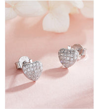Sterling silver cute little shiny apple earring - CDE Jewelry Egypt