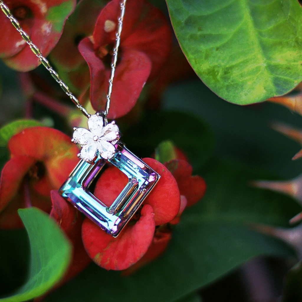 The Cubic Unique Swarovski Crystal Necklace