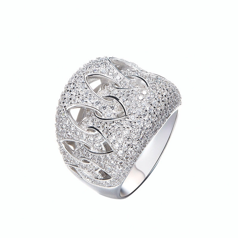 Sterling silver shining fusional ring - CDE Jewelry Egypt
