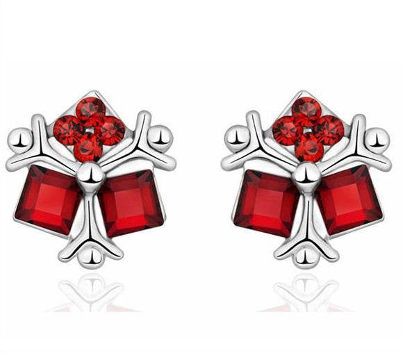 The ruby squares earring - CDE Jewelry Egypt