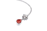 The pearl & ruby crystal necklace - CDE Jewelry Egypt