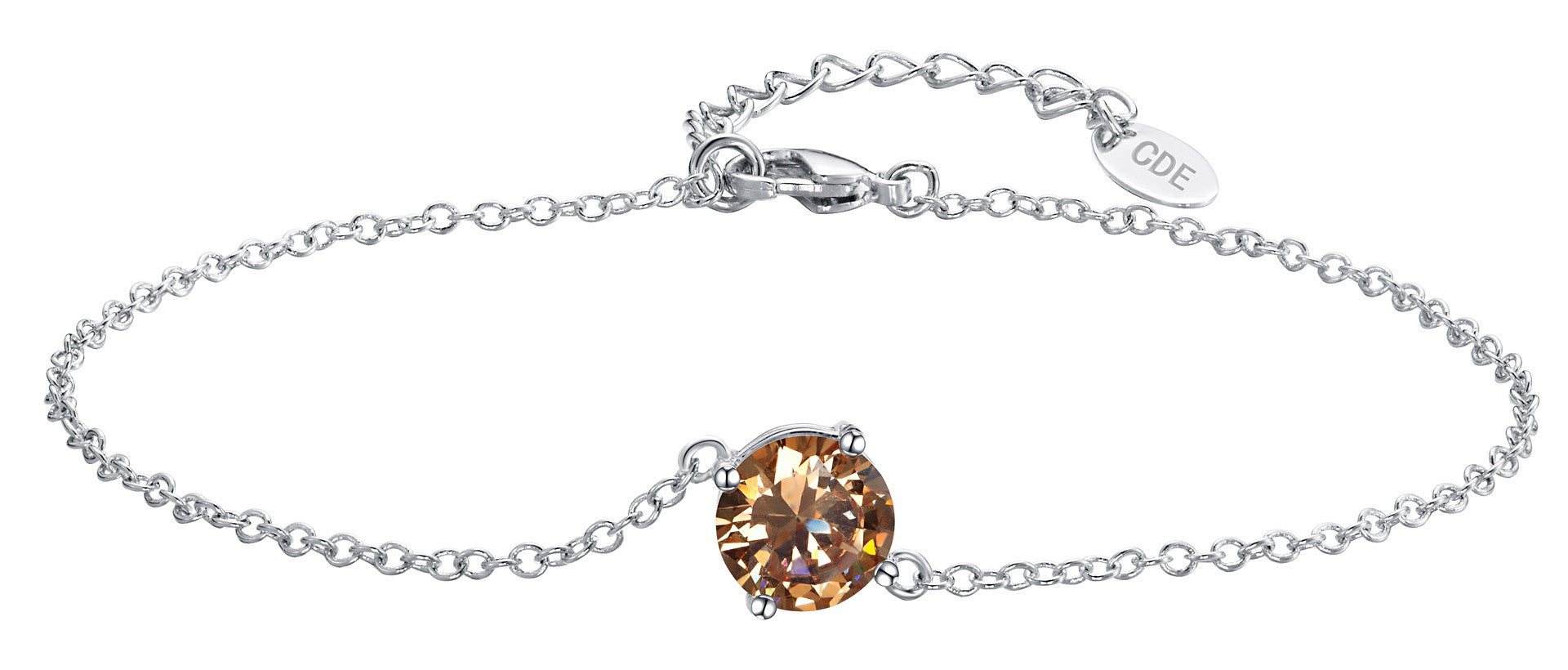 The cute little cetrine swarovski crystal bracelet - CDE Jewelry Egypt