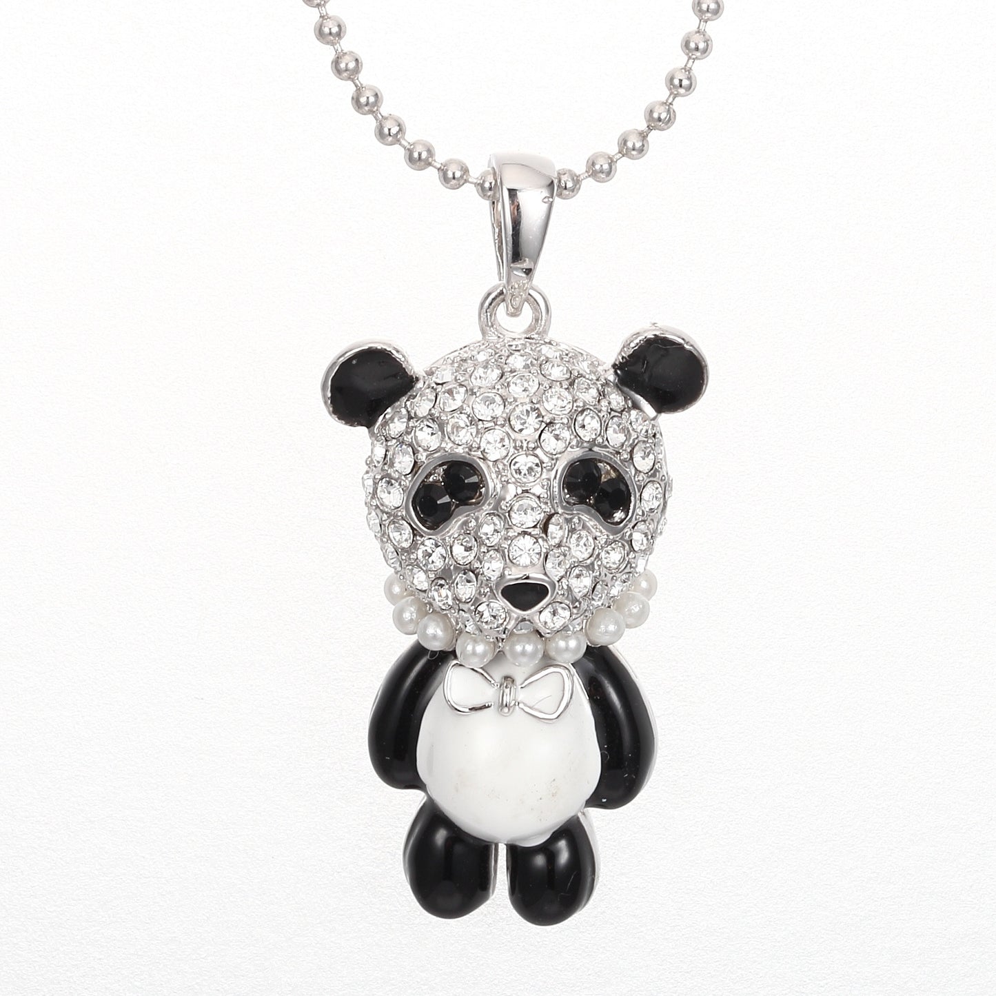 The cute little black and white panda necklace - CDE Jewelry Egypt