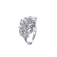 The shining big leaf ring - CDE Jewelry Egypt
