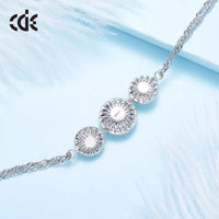 Sterling silver elegant 3 pearls bracelet - CDE Jewelry Egypt