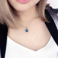 Simple cute heart necklace