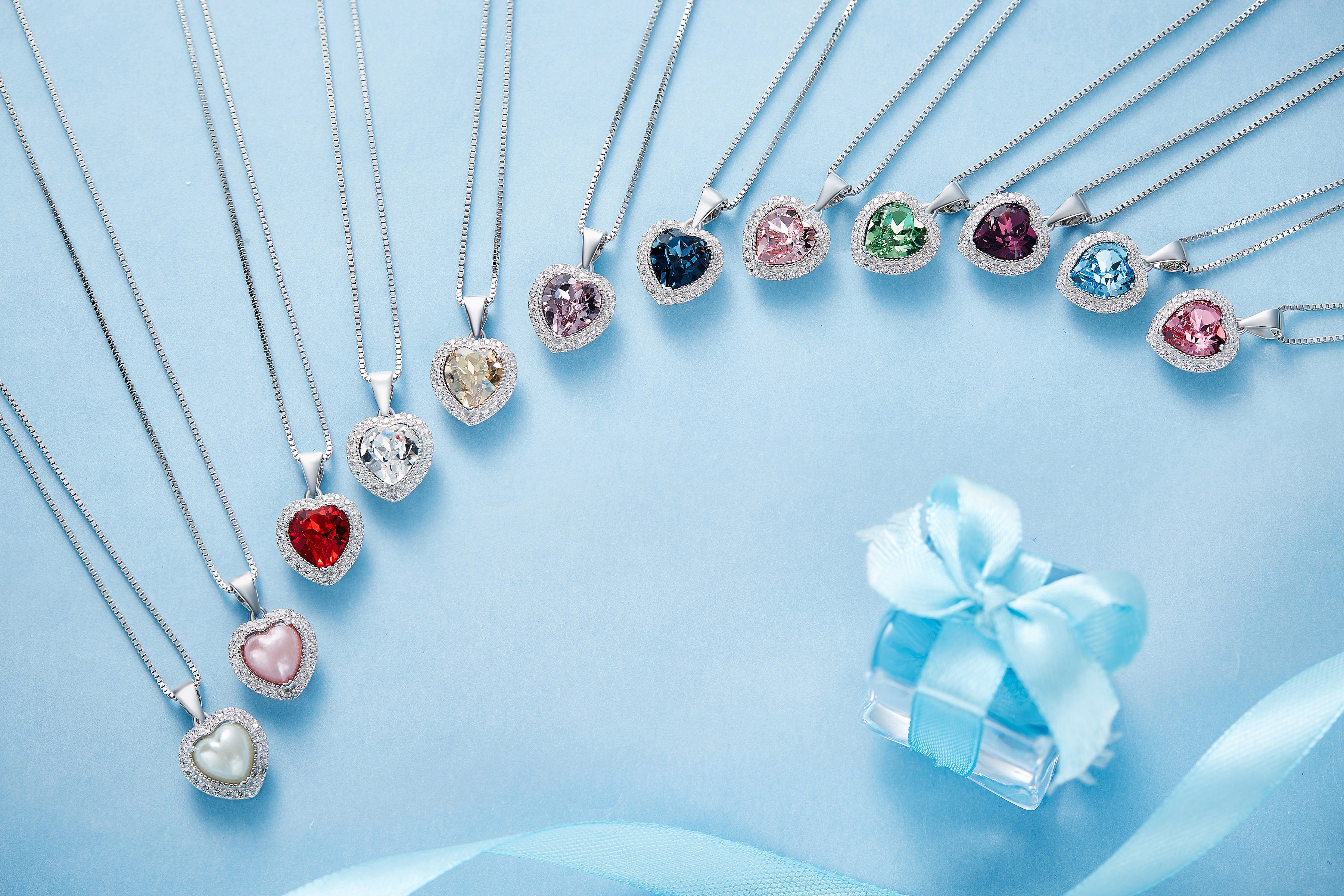 The perfect little horoscope heart necklaces - CDE.Jewelry.Eg
